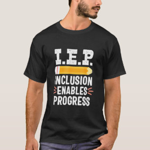 T-shirt Enseignant - Progrès en matière d'intégration a