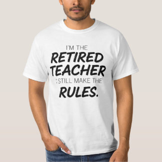 T-shirt Enseignant retraité 