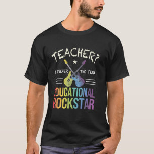 T-shirt ENSEIGNANT ROCK Définition ROCKSTAR ÉDUCATIF I
