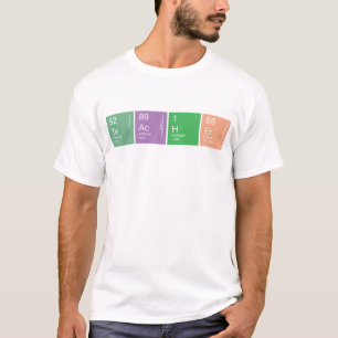 T-shirt Enseignant scientifique de table périodique coloré