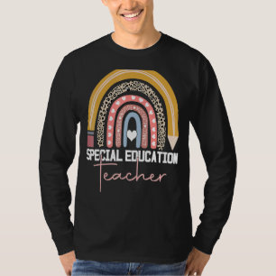 T-shirt Enseignant Spécial Sped Ed Sped Leopard Rai