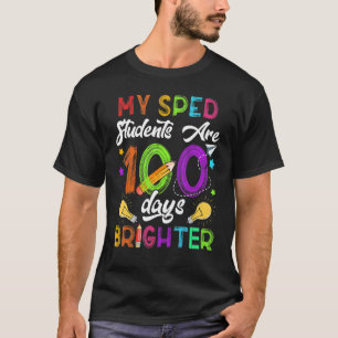 T-shirt Enseignant Sped 100 Jours Plus Brighton 100E Jour 
