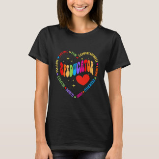 T-shirt Enseignant SPED Groovy Équipe de Speducator Éducat