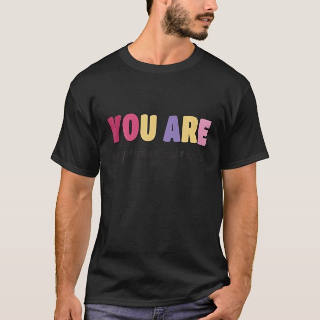 T-shirt Enseignant Valentines Jour Vous Êtes Assez Rétro B (Devant)
