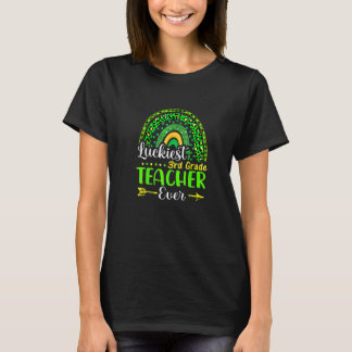 T-shirt Enseignante de 3e année la plus chanceuse jamais S