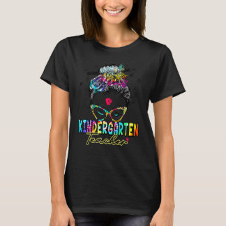 T-shirt Enseignante de maternelle Cheveux en chignon désor