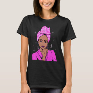 T-shirt Enseignante Noire Femme Sista Mélanine Mère Reine