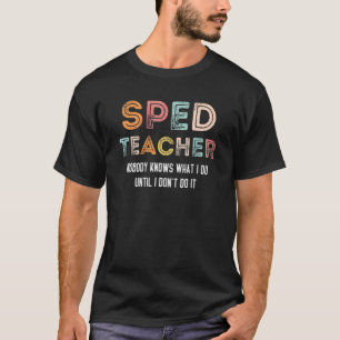 T-shirt Enseignants de l'éducation spéciale retour à l'éco