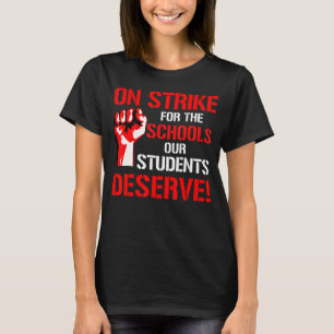 T-shirt Enseignants En Grève Pour Les Écoles Nos Étudiants