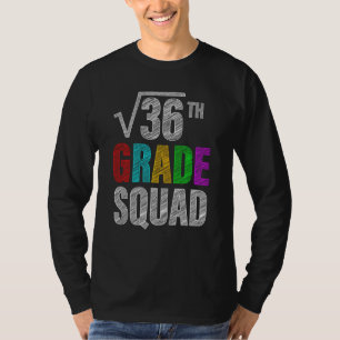 T-shirt Enseignants en mathématiques de la 6e année des éq