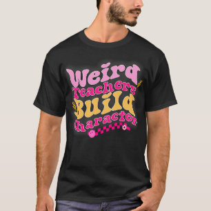T-shirt Enseignants étrangers construire des personnages E
