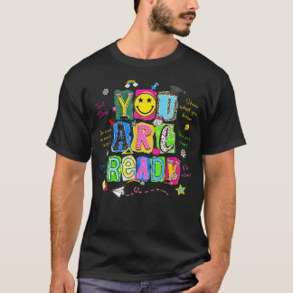 T-shirt Enseignants Jour du Test Vous Êtes Prêts Motivatio