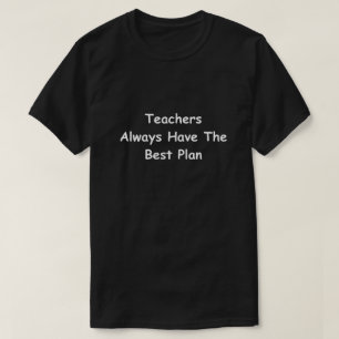 T-shirt Enseignants Meilleur Plan Design Enseignants Idée