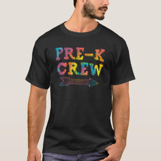 T-shirt Enseignants Pré K Crew Préscolaire Retour À L'Écol