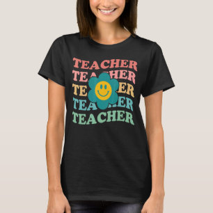 T-shirt Enseignants rétro de l'école primaire Col inspiré