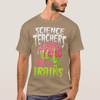 T-shirt Enseignants scientifiques Aimer les cerveaux École