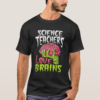T-shirt Enseignants scientifiques Aimer les cerveaux École
