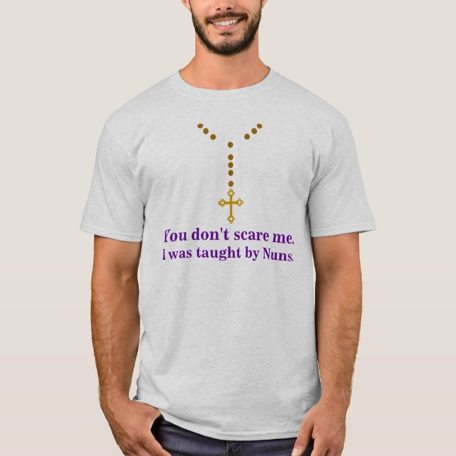 T-shirt Enseigné par les religieuses (Devant)