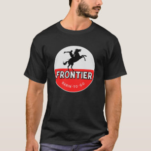 T-shirt Enseigne vintage Frontier prêt à partir