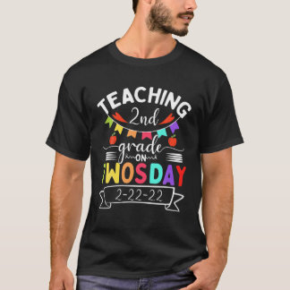 T-shirt Enseignement 2E Année Le Jour Mardi 02-22-2022
