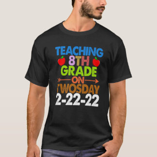 T-shirt Enseignement 8E Année Sur Deux Scolaires Année 202