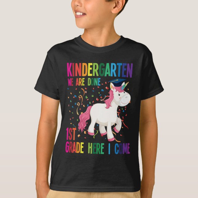 T-shirt Enseignement à la maternelle Diplôme Surprise Enfa (Devant)