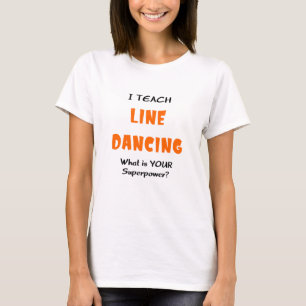 T-shirt enseignement de la danse en ligne