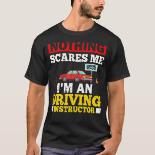T-shirt Enseignement de l'instructeur de conduite Enseigne