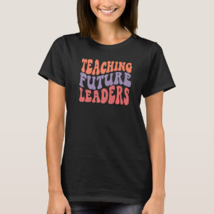 T-shirt Enseignement Super rétro futurs leaders Enseignant