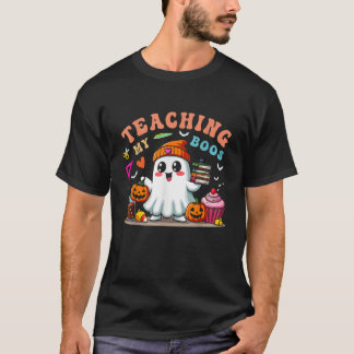 T-shirt Enseigner à mes Boos Groovy Ghost Drôles d'enseign