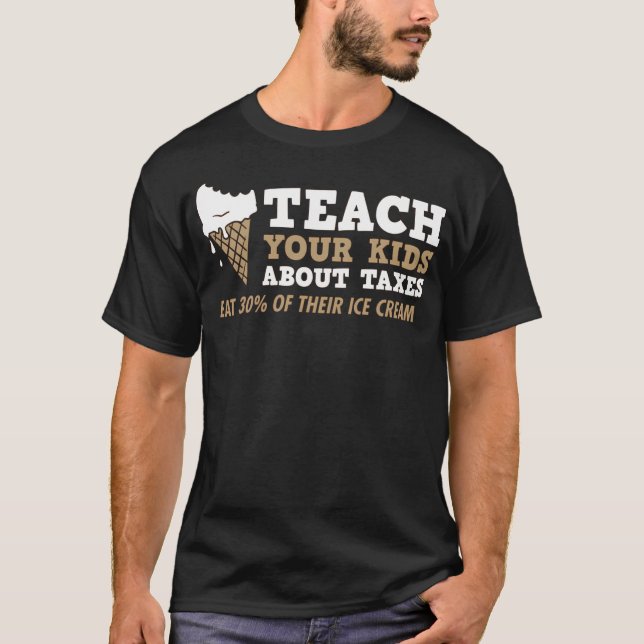 T-shirt Enseigner À Vos Enfants (Sur Les Taxes) (Devant)