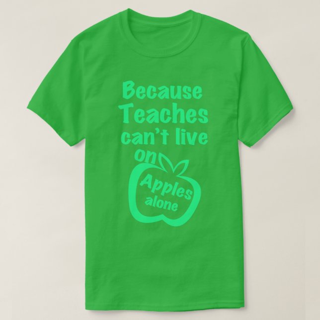 T-shirt Enseigner Apple (Design devant)