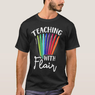 T-shirt Enseigner avec Flair Flair Enseigner la Saint-Vale