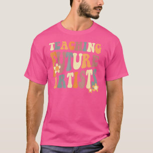 T-shirt Enseigner futurs artistes Retro Enseignants Étudia