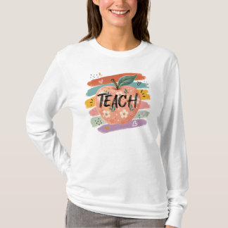 T-shirt ENSEIGNER, Graphique de pomme