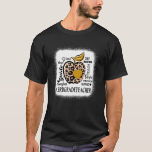 T-shirt Enseigner l'amour Inspirer 3e année enseignant Leo