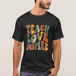 T-shirt Enseigner L'Amour Inspirer Bach À L'École Enseigna