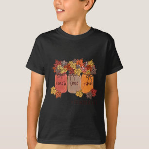 T-shirt Enseigner l'amour Inspirer la vie de l'enseignant