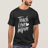 Enseigner l'amour Inspirer le cadeau de jour de l'