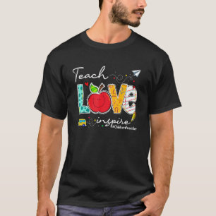 T-shirt Enseigner L'Amour Inspirer Le Fournisseur De Soins