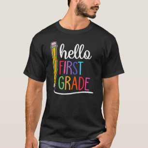 T-shirt Enseigner L'Amour Inspirer Rainbow Pencil Professe