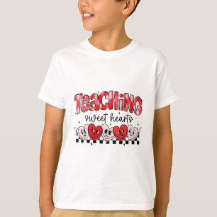 T-shirt Enseigner les amoureux Candy Coeur Enseignant Vale