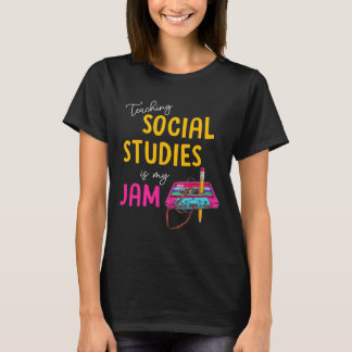 T-shirt Enseigner les études sociales est mon truc Byck To