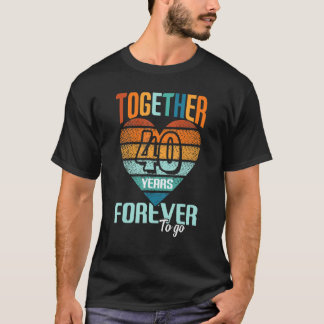 T-shirt Ensemble 40 Ans Pour Parents Et Co