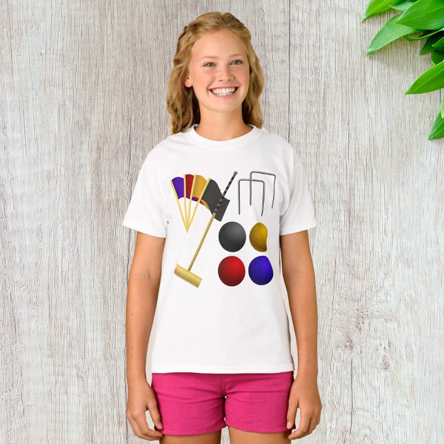 T-Shirt Ensemble de Croquet Filles (Créateur téléchargé)