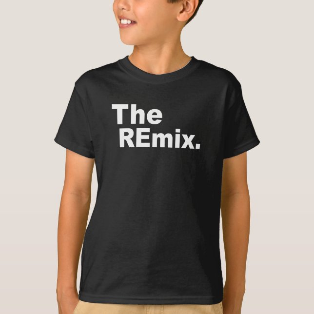 T-shirt Ensemble de famille de remix assortis (Devant)