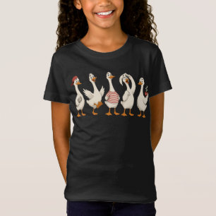 T-Shirt Ensemble de personnages d'oie drôle