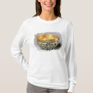 T-shirt Ensemble de relief de cuvette