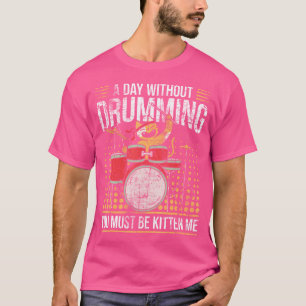 T-shirt Ensemble de tambours à tambour pour chats à tambou