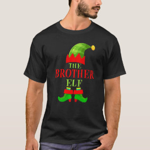 T-shirt Ensemble familial assorti de pyjama de Noël Elf Br